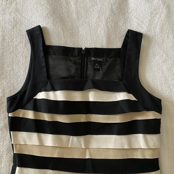 WHITE House Black Market Dress Size 8 - Picture 2 of 9